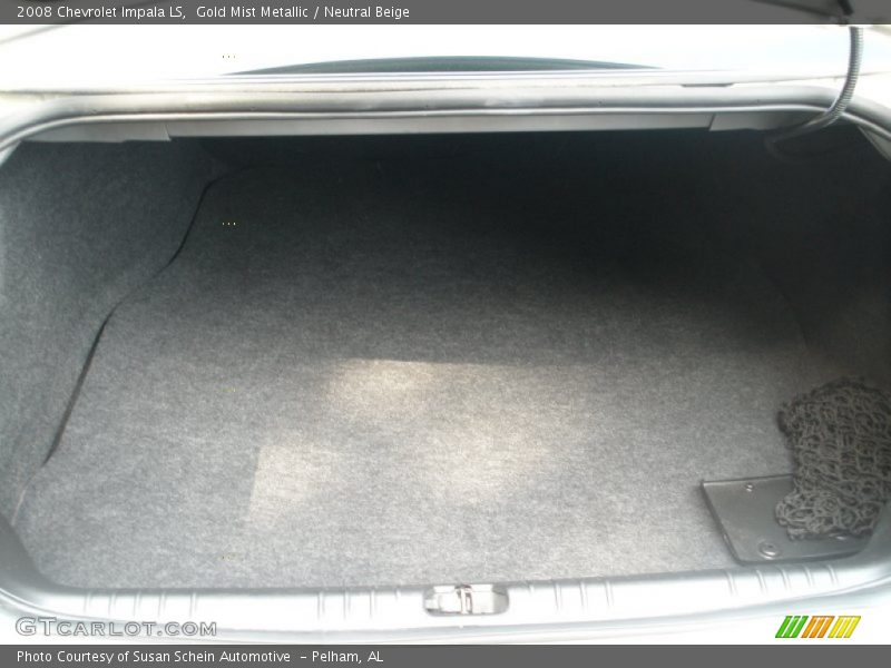 Gold Mist Metallic / Neutral Beige 2008 Chevrolet Impala LS