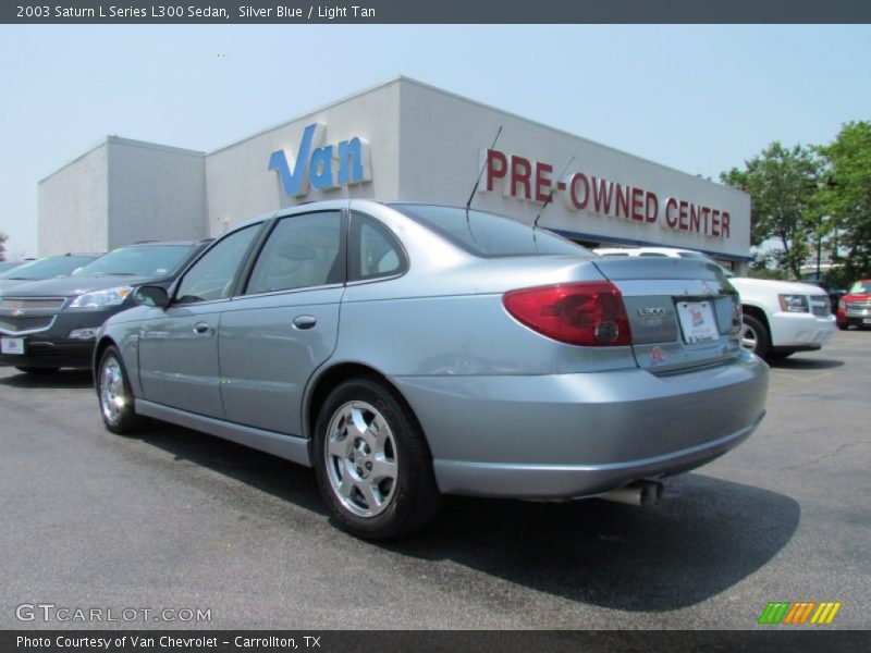 Silver Blue / Light Tan 2003 Saturn L Series L300 Sedan