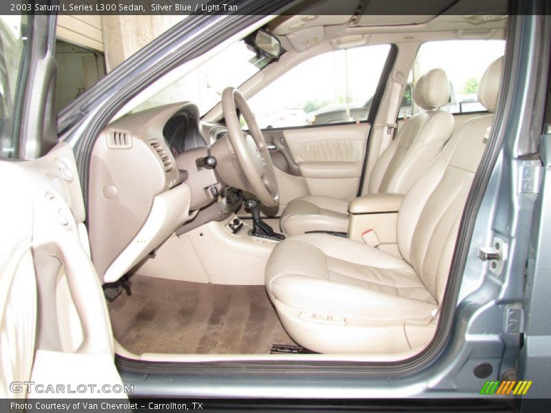 Silver Blue / Light Tan 2003 Saturn L Series L300 Sedan