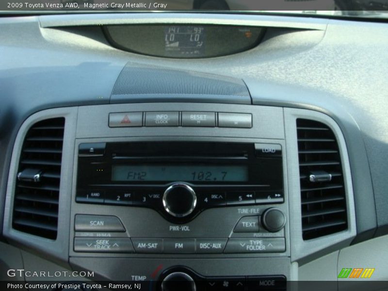 Magnetic Gray Metallic / Gray 2009 Toyota Venza AWD