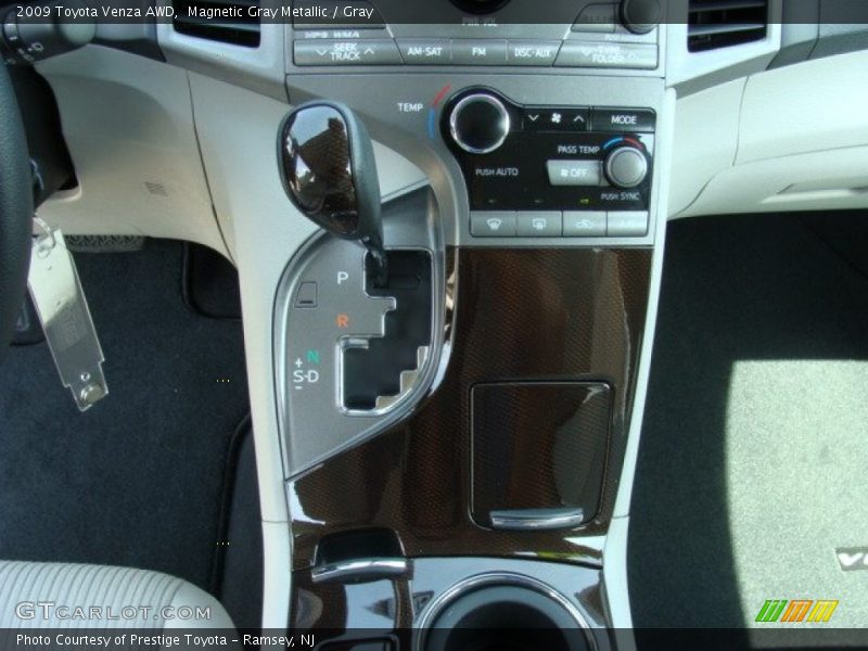 Controls of 2009 Venza AWD