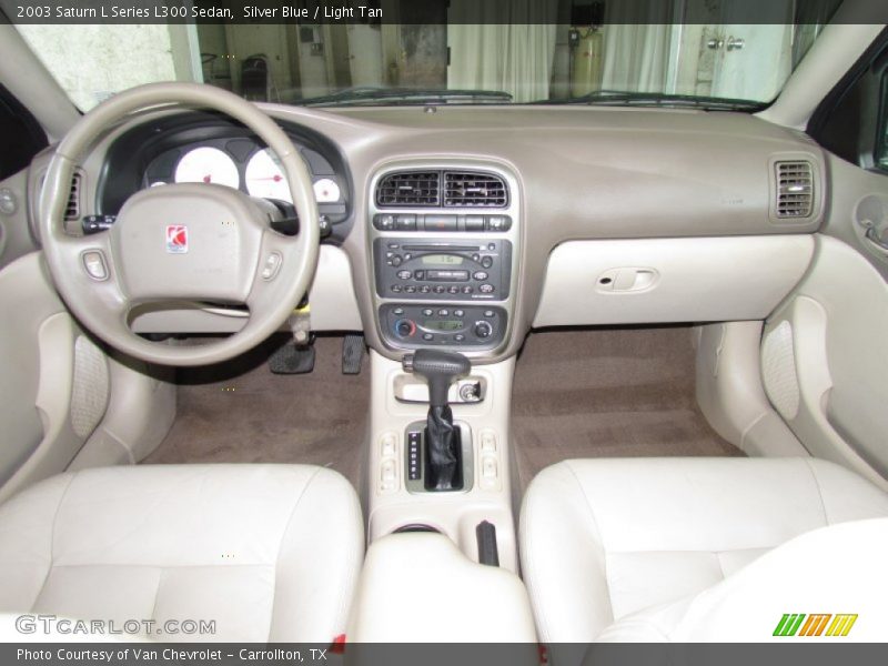 Silver Blue / Light Tan 2003 Saturn L Series L300 Sedan