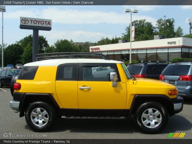 Sun Fusion Yellow / Dark Charcoal 2008 Toyota FJ Cruiser 4WD