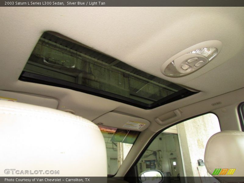 Silver Blue / Light Tan 2003 Saturn L Series L300 Sedan