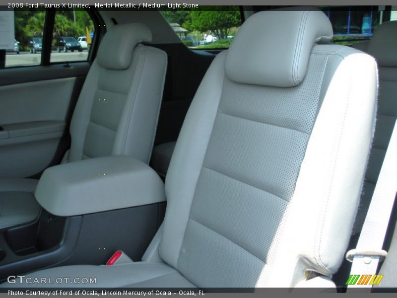 Merlot Metallic / Medium Light Stone 2008 Ford Taurus X Limited
