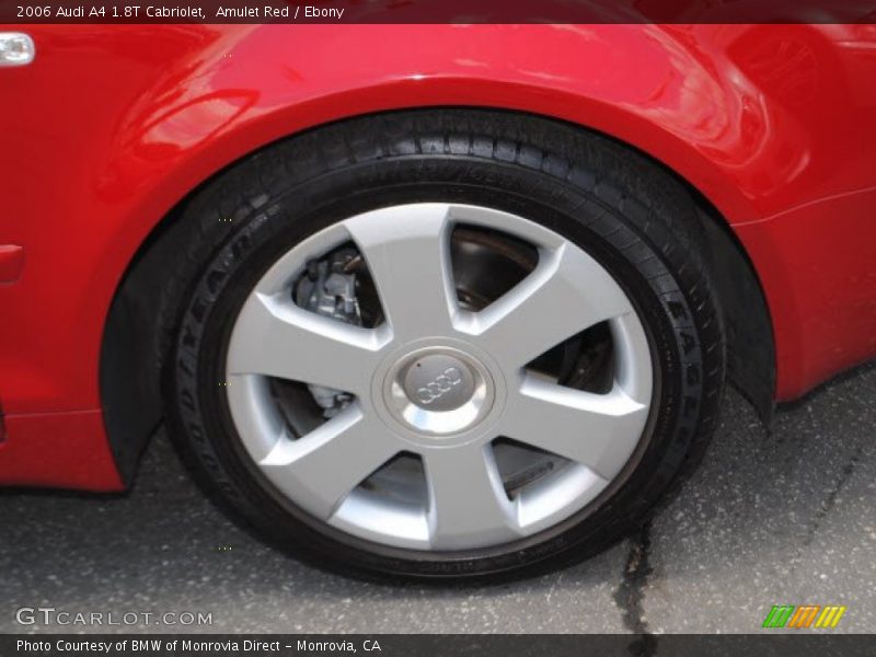 Amulet Red / Ebony 2006 Audi A4 1.8T Cabriolet