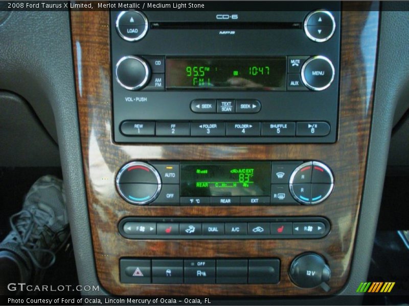 Merlot Metallic / Medium Light Stone 2008 Ford Taurus X Limited