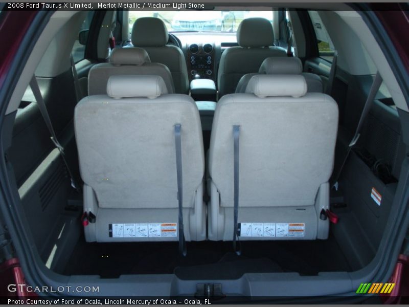 Merlot Metallic / Medium Light Stone 2008 Ford Taurus X Limited