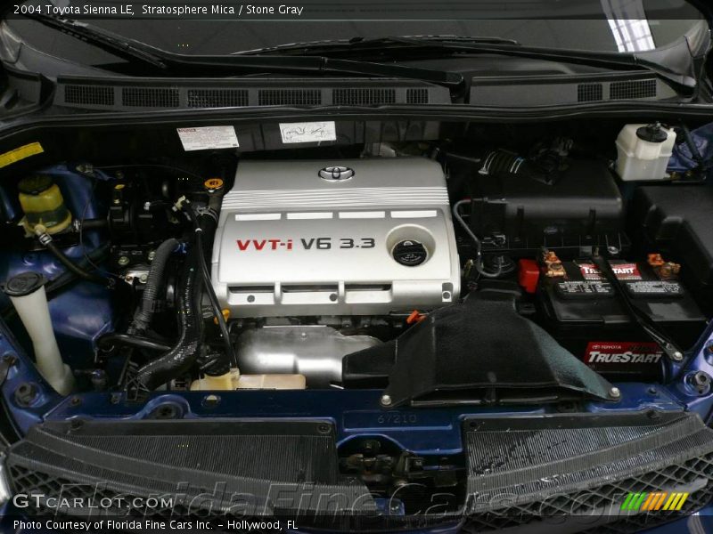 Stratosphere Mica / Stone Gray 2004 Toyota Sienna LE