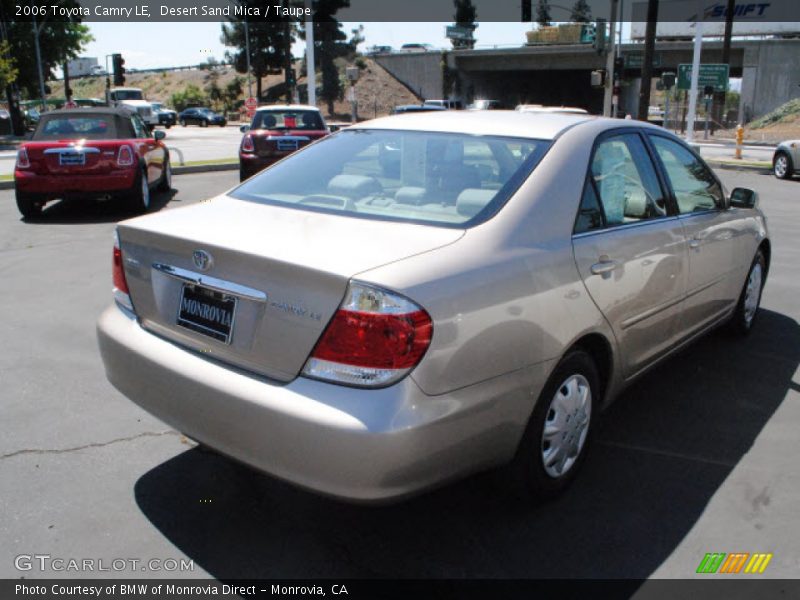 Desert Sand Mica / Taupe 2006 Toyota Camry LE
