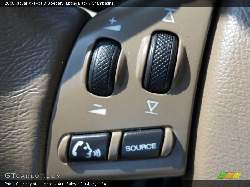 Controls of 2008 X-Type 3.0 Sedan