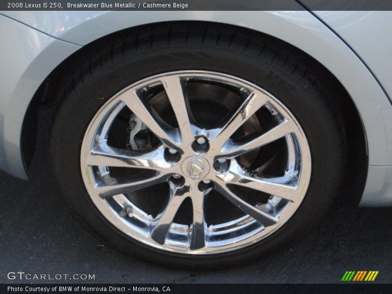 Breakwater Blue Metallic / Cashmere Beige 2008 Lexus IS 250