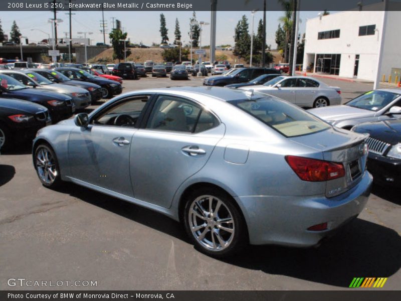 Breakwater Blue Metallic / Cashmere Beige 2008 Lexus IS 250