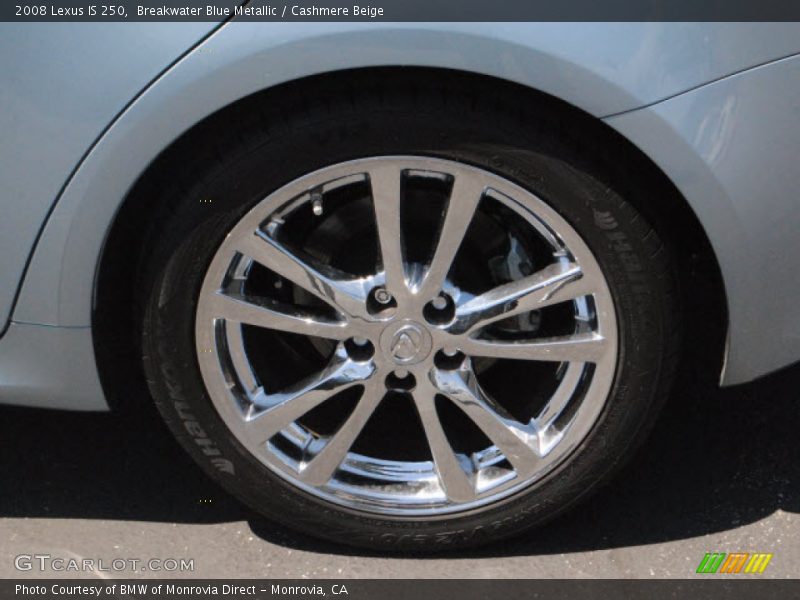 Breakwater Blue Metallic / Cashmere Beige 2008 Lexus IS 250