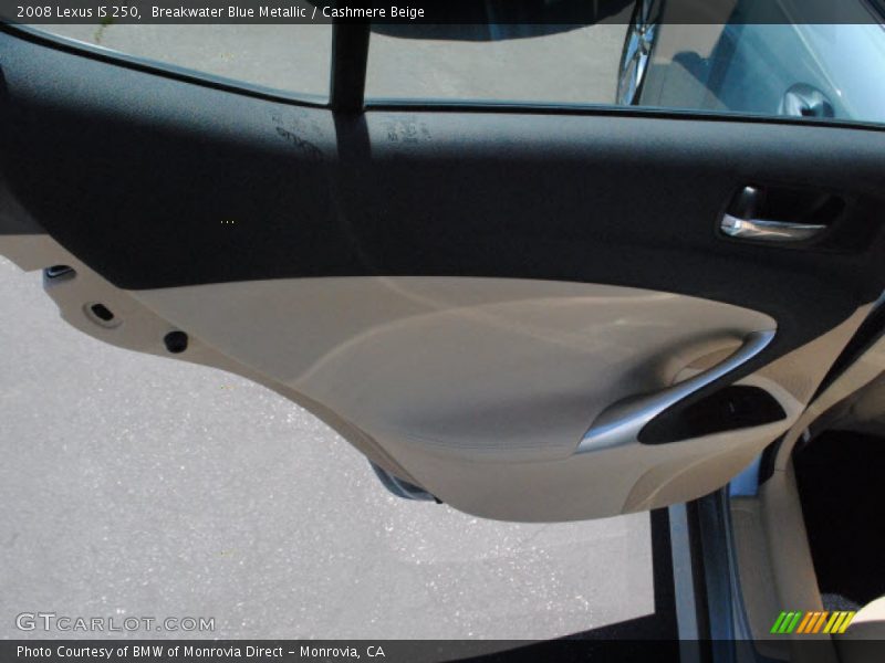 Breakwater Blue Metallic / Cashmere Beige 2008 Lexus IS 250