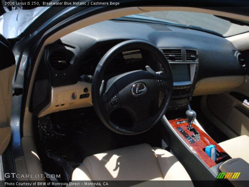Breakwater Blue Metallic / Cashmere Beige 2008 Lexus IS 250