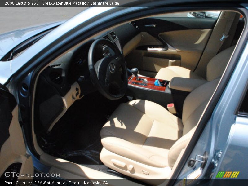 Breakwater Blue Metallic / Cashmere Beige 2008 Lexus IS 250