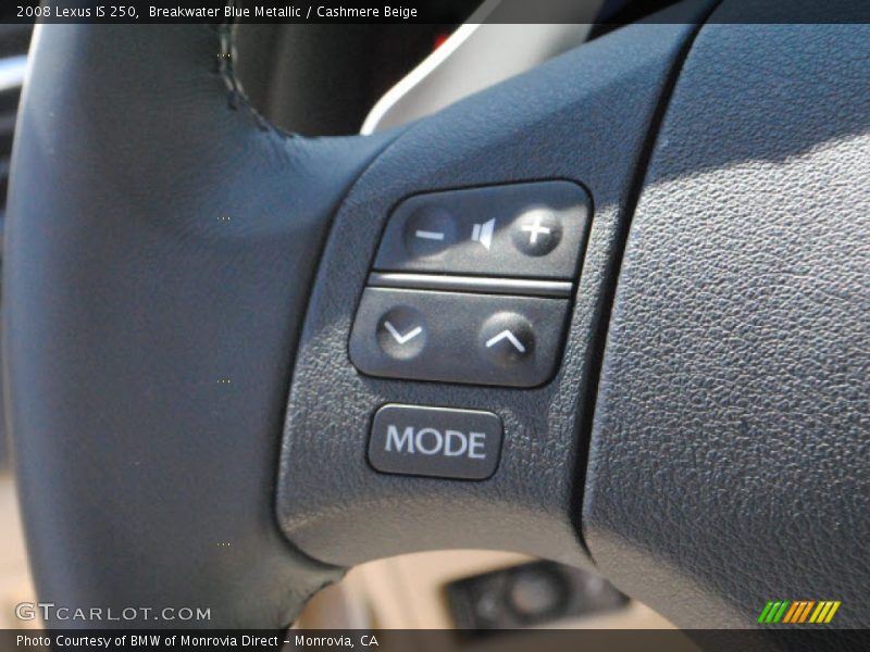 Breakwater Blue Metallic / Cashmere Beige 2008 Lexus IS 250