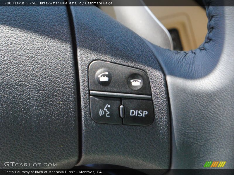 Breakwater Blue Metallic / Cashmere Beige 2008 Lexus IS 250