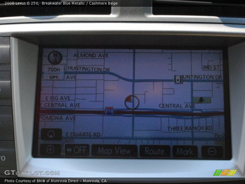 Breakwater Blue Metallic / Cashmere Beige 2008 Lexus IS 250