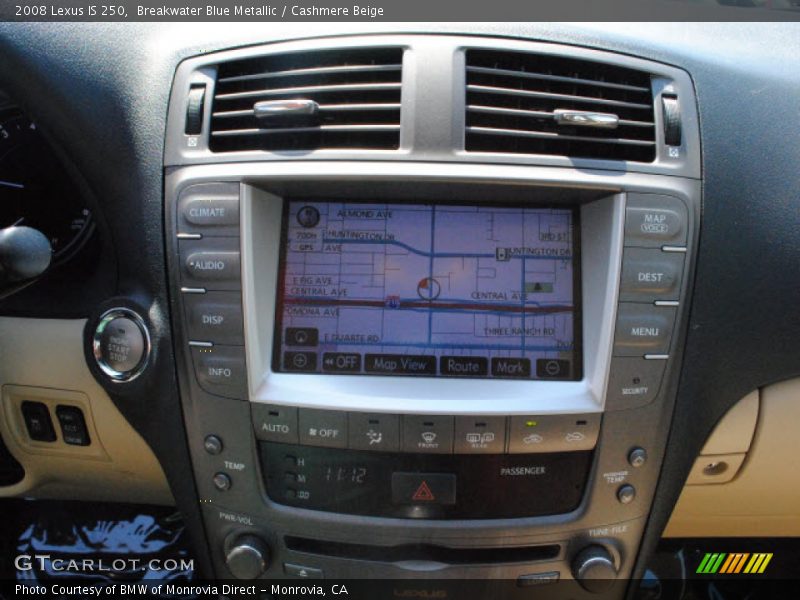 Breakwater Blue Metallic / Cashmere Beige 2008 Lexus IS 250