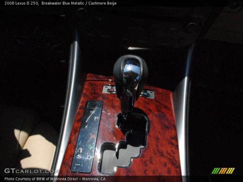 Breakwater Blue Metallic / Cashmere Beige 2008 Lexus IS 250