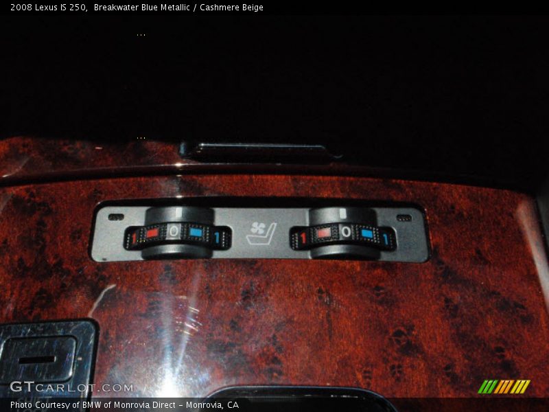 Breakwater Blue Metallic / Cashmere Beige 2008 Lexus IS 250