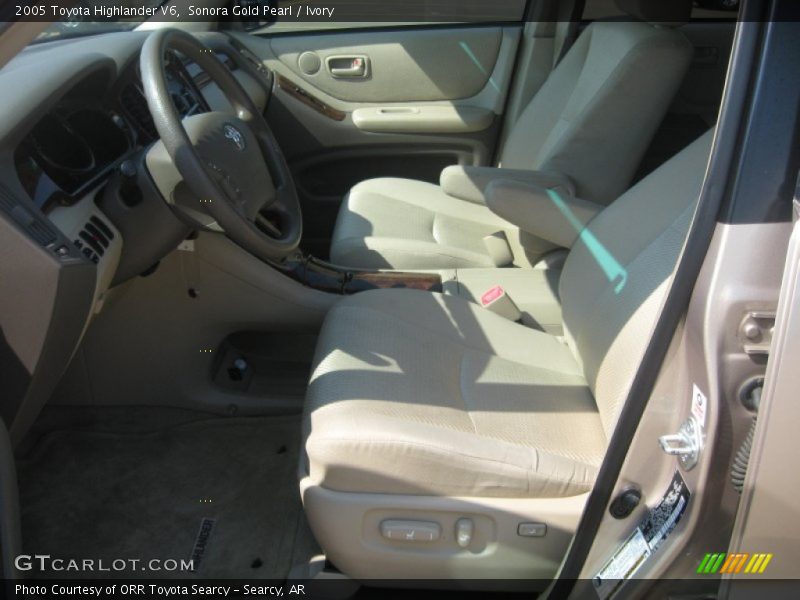 Sonora Gold Pearl / Ivory 2005 Toyota Highlander V6