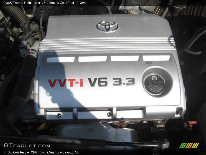  2005 Highlander V6 Engine - 3.3 Liter DOHC 24-Valve VVT-i V6