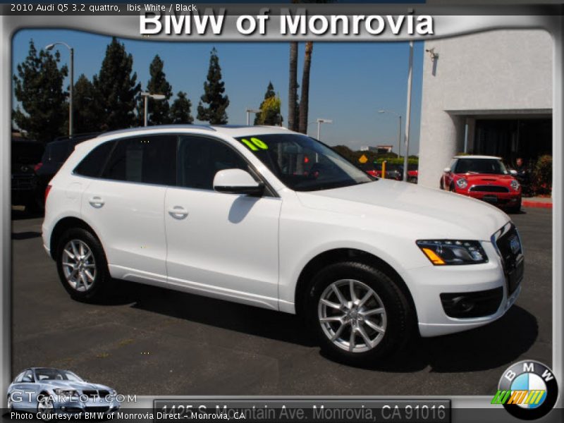 Ibis White / Black 2010 Audi Q5 3.2 quattro