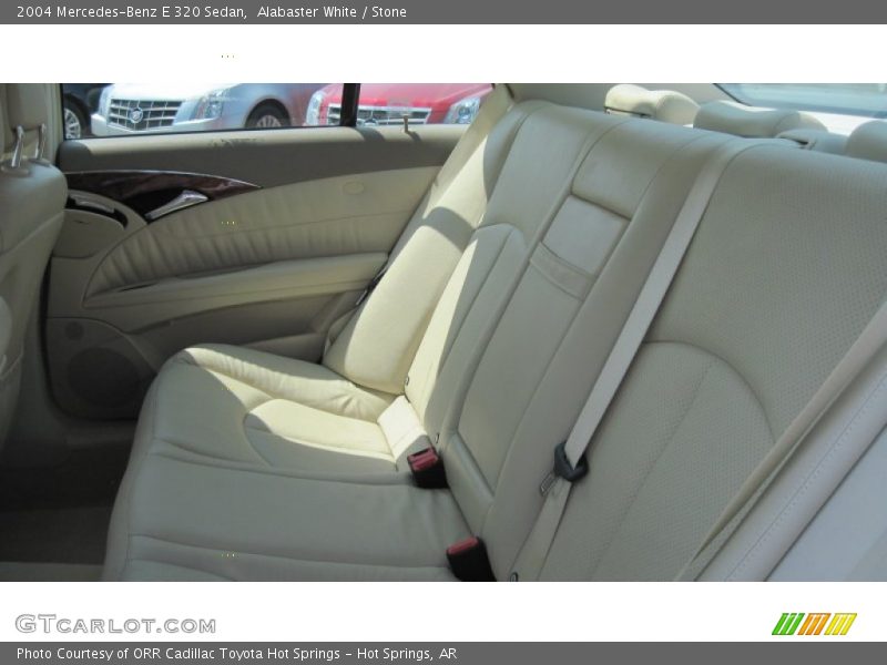 Alabaster White / Stone 2004 Mercedes-Benz E 320 Sedan