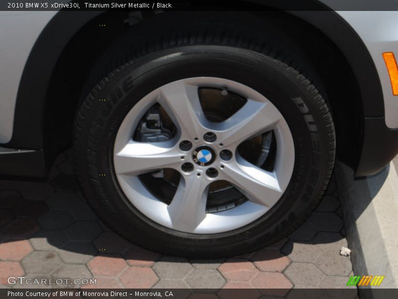 Titanium Silver Metallic / Black 2010 BMW X5 xDrive30i