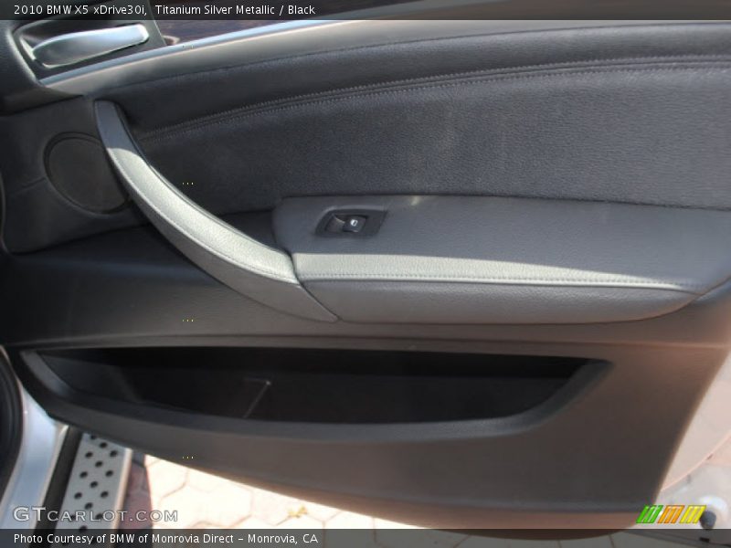 Titanium Silver Metallic / Black 2010 BMW X5 xDrive30i