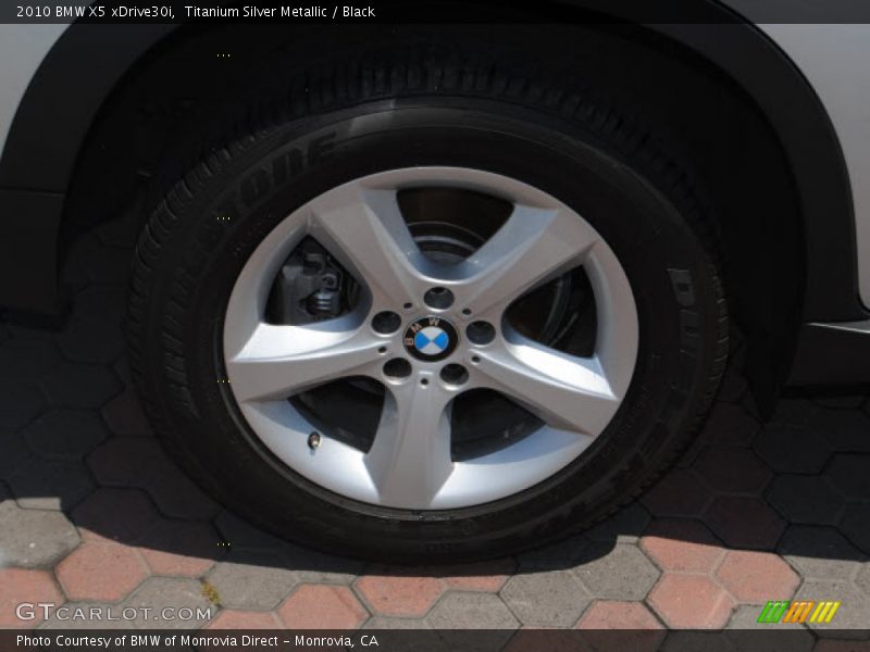 Titanium Silver Metallic / Black 2010 BMW X5 xDrive30i