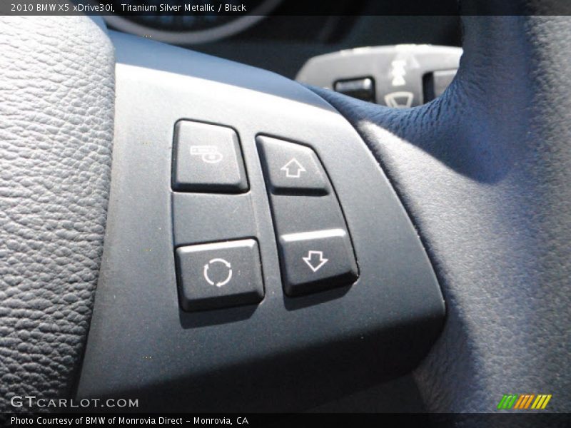 Titanium Silver Metallic / Black 2010 BMW X5 xDrive30i