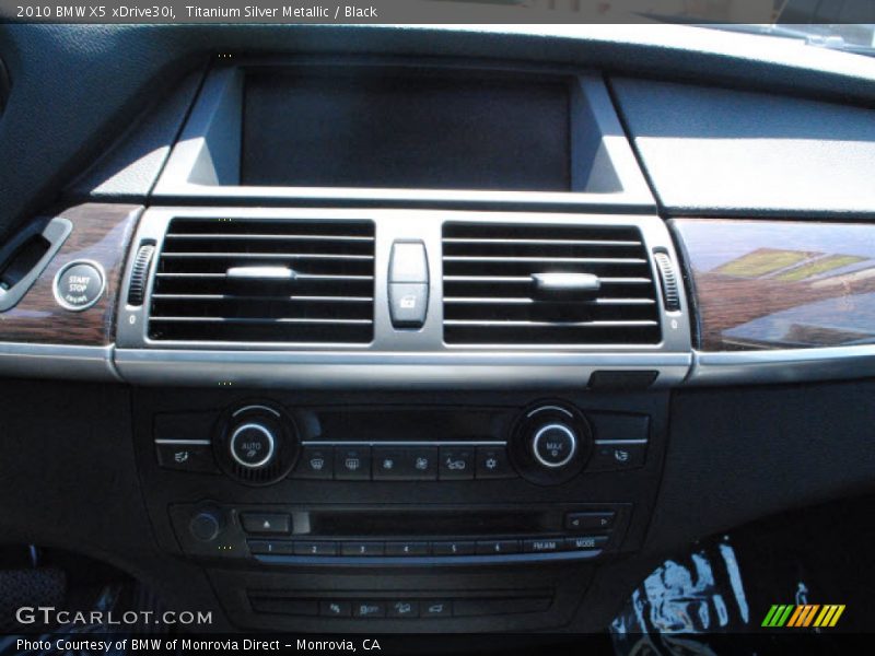 Titanium Silver Metallic / Black 2010 BMW X5 xDrive30i