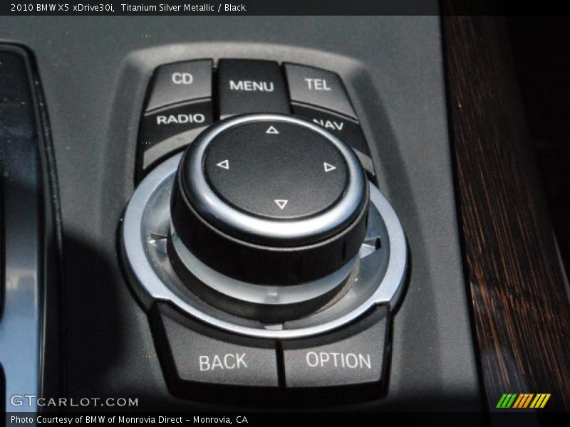 Titanium Silver Metallic / Black 2010 BMW X5 xDrive30i