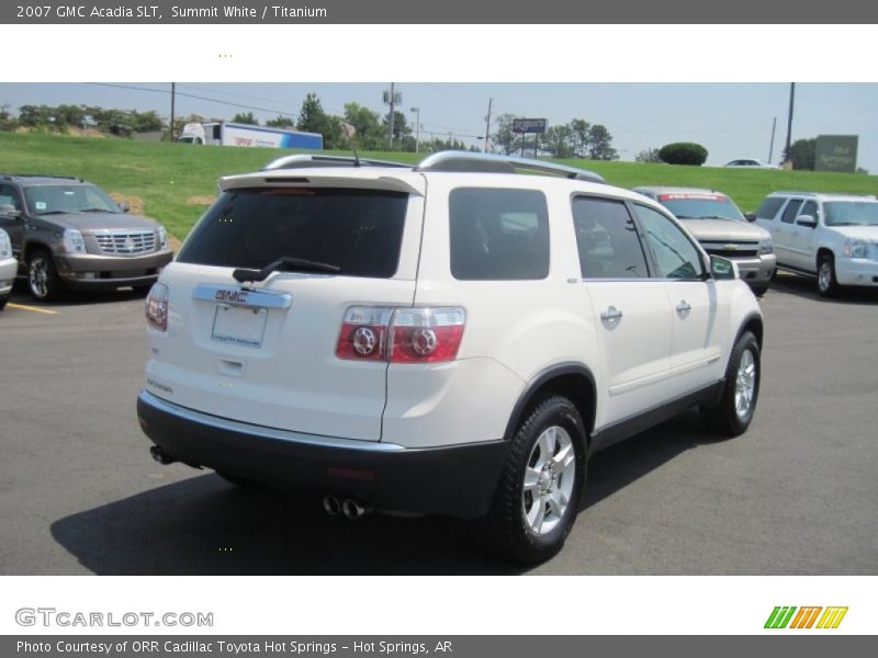 Summit White / Titanium 2007 GMC Acadia SLT