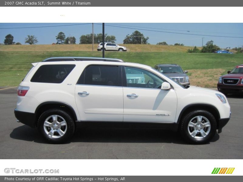 Summit White / Titanium 2007 GMC Acadia SLT