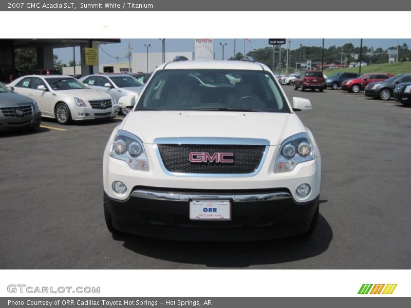 Summit White / Titanium 2007 GMC Acadia SLT