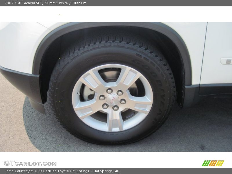 Summit White / Titanium 2007 GMC Acadia SLT