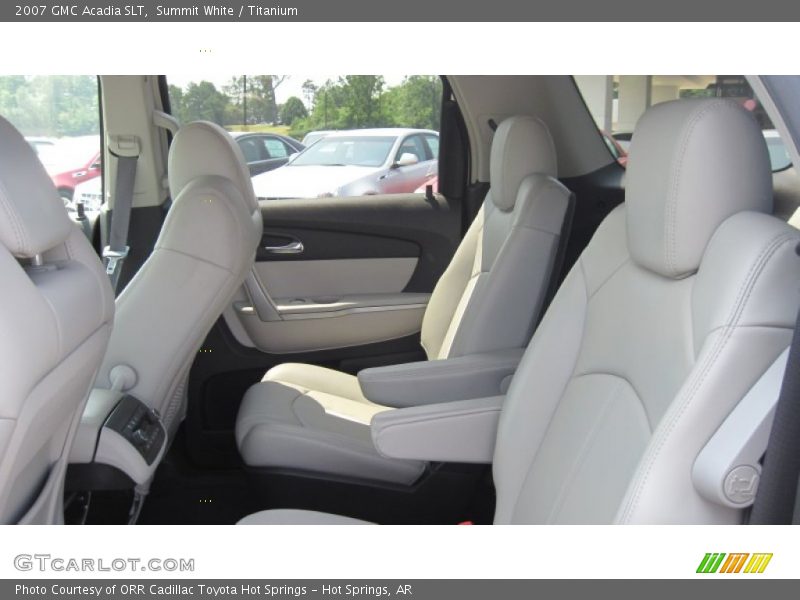Summit White / Titanium 2007 GMC Acadia SLT