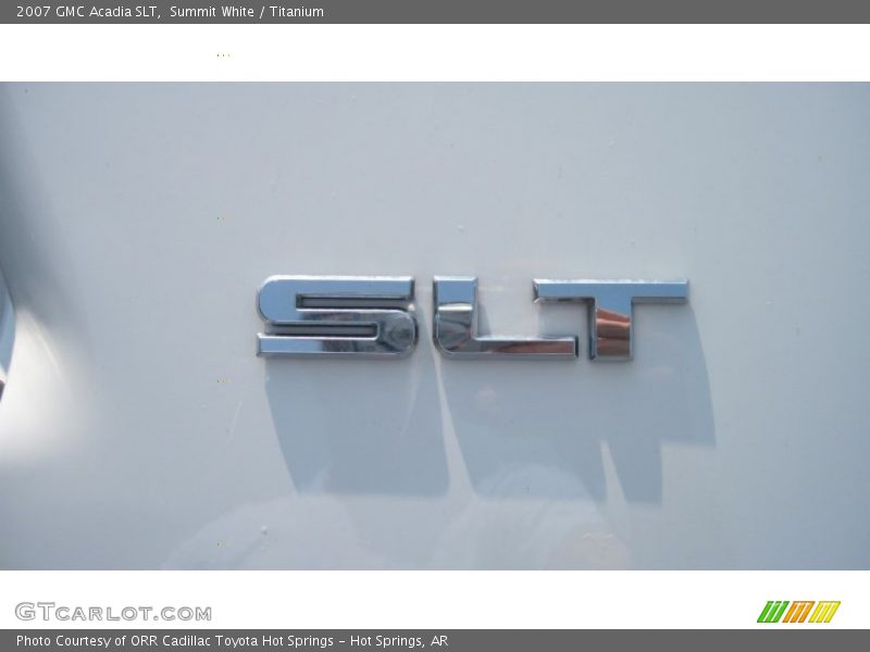 Summit White / Titanium 2007 GMC Acadia SLT