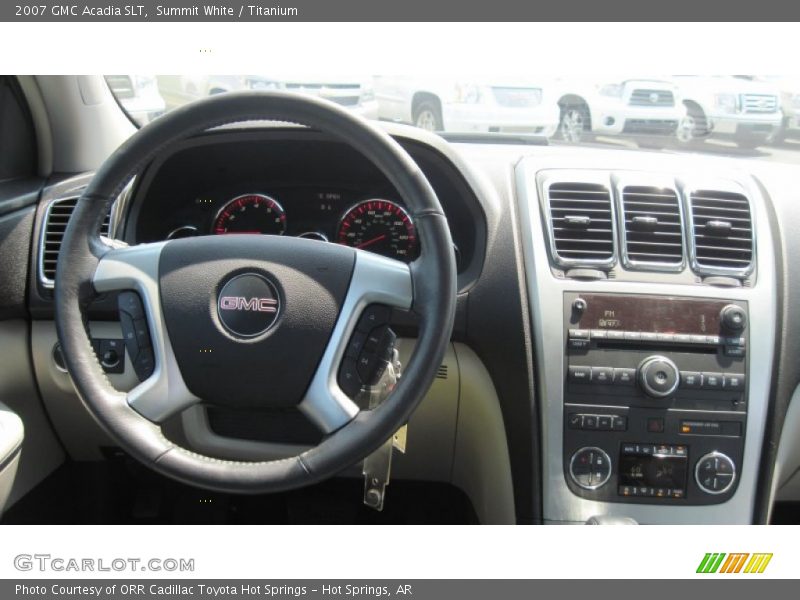Summit White / Titanium 2007 GMC Acadia SLT
