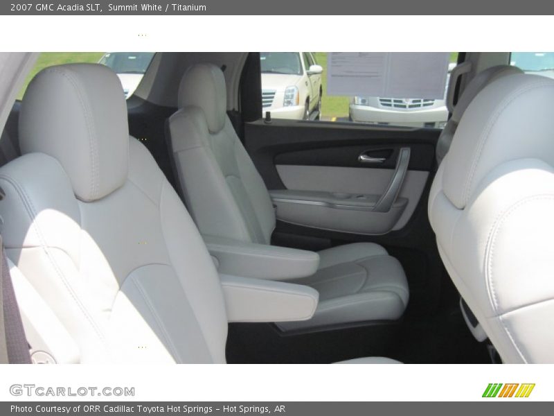Summit White / Titanium 2007 GMC Acadia SLT