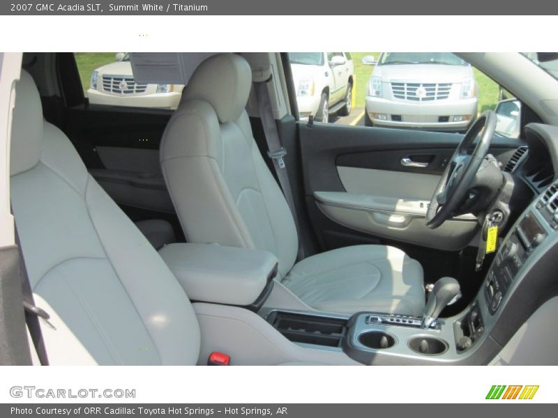 Summit White / Titanium 2007 GMC Acadia SLT