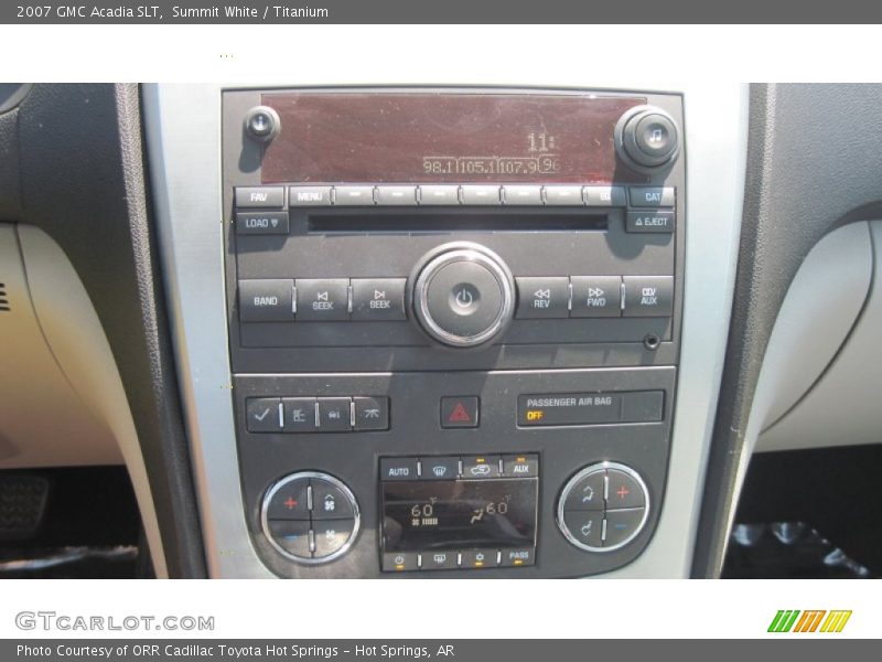 Summit White / Titanium 2007 GMC Acadia SLT