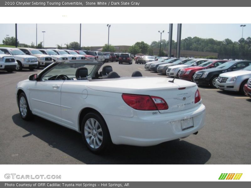 Stone White / Dark Slate Gray 2010 Chrysler Sebring Touring Convertible