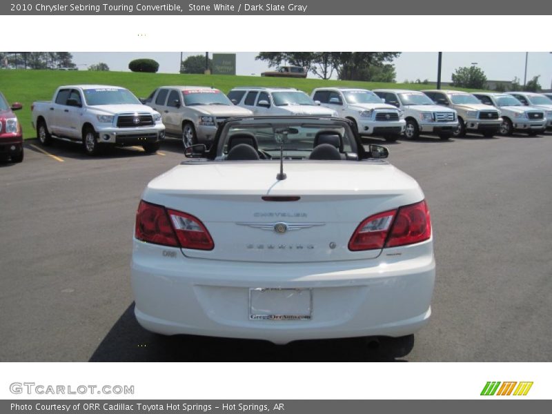 Stone White / Dark Slate Gray 2010 Chrysler Sebring Touring Convertible