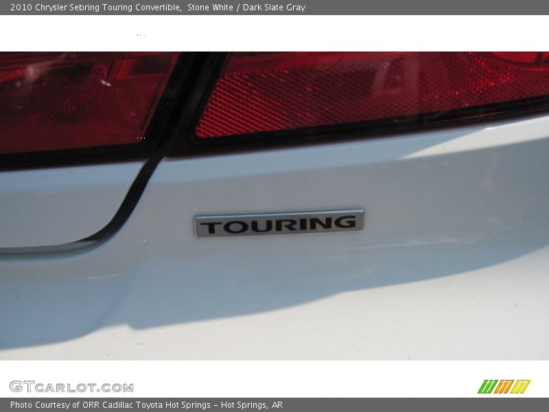 Stone White / Dark Slate Gray 2010 Chrysler Sebring Touring Convertible